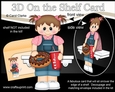 3D On the Shelf Card Kit - Cute Little Toddler Sammi has a Donut & Cola
