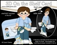 3D On the Shelf Card Kit - Barty has Butterflies & Flowers