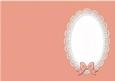 A5 Pearls and Lace Card Front or Insert