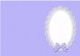 A5 Pearls and Lace Card Front or Insert