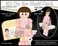 3D On the Shelf Card Kit -  Franchesca has a basket of Flowers