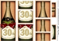 DL 30th Birthday Champagne in a Box with top & bottom stacker