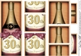DL 30th Birthday Champagne in a Box with top & bottom stacker