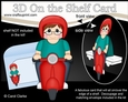 3D On the Shelf Card Kit - Little Teen Lamont Rides his Motor Scooter 