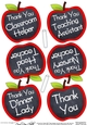 School Apple Decoupage Sheet