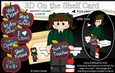 3D On the Shelf Card Kit - Cute Little Schoolgirl Latoria has an Apple for the Teacher