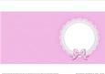 Square Pearls and Lace Card Front or Insert