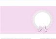 Square Pearls and Lace Card Front or Insert