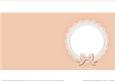 Square Pearls and Lace Card Front or Insert