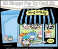 3D Shoppe Window Pop Up Card Kit - The Candy Store Sweet Shop