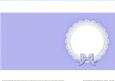 Square Pearls and Lace Card Front or Insert