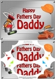 A5 Happy Fathers Day DADDY Handyman Tools Scallop Corners & Pyramage