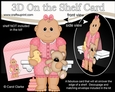 3D On the Shelf Card Kit - Little Ethnic New Baby Girl Veena