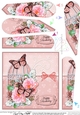 Birthday Butterflies Roses & Lace Birdcage Fan Pyramage Topper