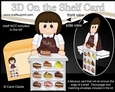 3D On the Shelf Card Kit - The Cake Shop Laine serves a delicious slice of Gateaux