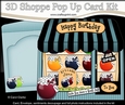 3D Shoppe Window Pop Up Card Kit- Artisan Jams & Preserves Shop