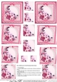 Spring Flowers Twisted Pyramage sheet