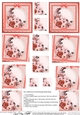 Spring Flowers Twisted Pyramage sheet