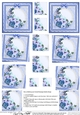 Spring Flowers Twisted Pyramage sheet