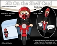 3D On the Shelf Card Kit - Teen Tyrell Rides his Motorbike