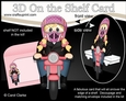 3D On the Shelf Card Kit - Teen Bianca Rides her Motorbike