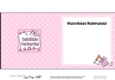 Polish Birthday Fairy square landscape insert