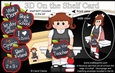 3D On the Shelf Card Kit - Cute Little Schoolgirl Phoebe has an Apple for the Teacher