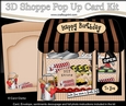 3D Shoppe Window Pop Up Card Kit - DIY Store Handyman Shop