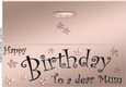 Large DL Birthday Mum quick Cut and Fold Card