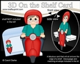 3D On the Shelf Card Kit - Older Man Dug Rides his Motor Scooter