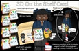 3D On the Shelf Card Kit - Cute Little Ethnic Schoolgirl Tamera