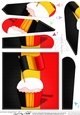 Flying the Flag Belgium Fan Pyramage Topper