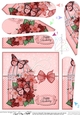 Birthday Butterflies, Violas & Pearls Birdcage Fan Pyramage Topper