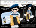 3D On the Shelf Card Kit - LHomme de Pain Jaques is the French Bread Seller
