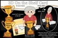 3D On the Shelf Card Kit - Burton is Number 1 Dad!