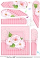 A Touch of Elegance Roses Pearls and Lace Fan Pyramage Topper