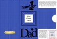 Add a Photo DL Card - NUMBER 1 DAD with easy fold frame