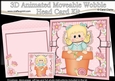 3D Animated Moveable Wobble Head Card Kit - Flower Pot Friends Little Fairy Grace