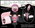 3D On the Shelf Card Kit - Old Lady Britta Rides her Motorbike