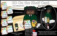 3D On the Shelf Card Kit - Cute Little Ethnic Schoolgirl Destiny