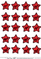 3D Birthday Age Stars 21st to 103rd Decoupage Sheet