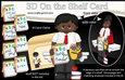3D On the Shelf Card Kit - Cute Little Ethnic Schoolboy Denzel