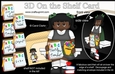 3D On the Shelf Card Kit - Cute Little Ethnic Schoolgirl Aniyah