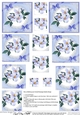 Clematis and Lace Twisted Pyramage sheet