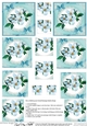 Clematis and Lace Twisted Pyramage sheet