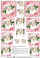 Clematis and Lace Twisted Pyramage sheet