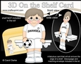 3D On the Shelf Card Kit - Little Older Footballer Durward plays for Swansea