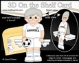 3D On the Shelf Card Kit - Little Old Footballer Terrance plays for Swansea