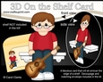 3D On the Shelf Card Kit - Cute Little Teen Zacharie plays the Guitar