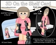 3D On the Shelf Card Kit - Older Lady Isabella is a Chess Champion